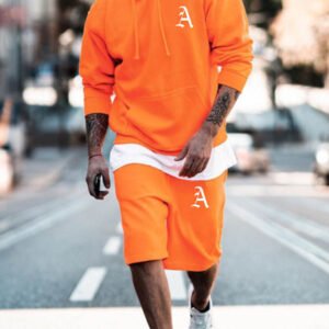 Fashion Sports Hooded Suit Men