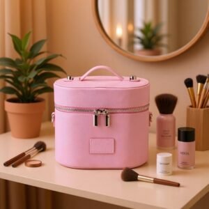 High-end Light-luxury Cosmetic Bag With A Handle