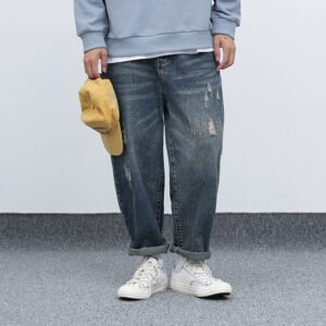 Fashion Retro Loose Harem Jeans Men