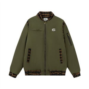 Fashion Stitching Flight Jacket Men