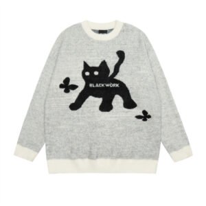Fashion Embroidered Knitwear Sweater Men